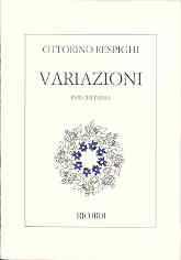 Respighi Variazioni Per Chitarra Guitar Sheet Music Songbook