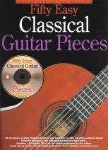 50 Easy Classical Guitar Pieces Willard Book & Cd Sheet Music Songbook