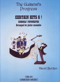 Guitarists Progress Certain Hits 6 Burden 4 Gtrs Sheet Music Songbook