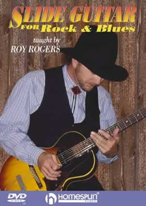 Slide Guitar For Rock & Blues Rodgers Dvd Sheet Music Songbook