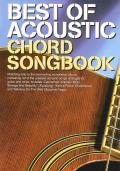 Best Of Acoustic Chord Songbook Guitar Sheet Music Songbook