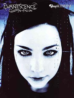 Evanescence Fallen Easy Guitar Tab Sheet Music Songbook