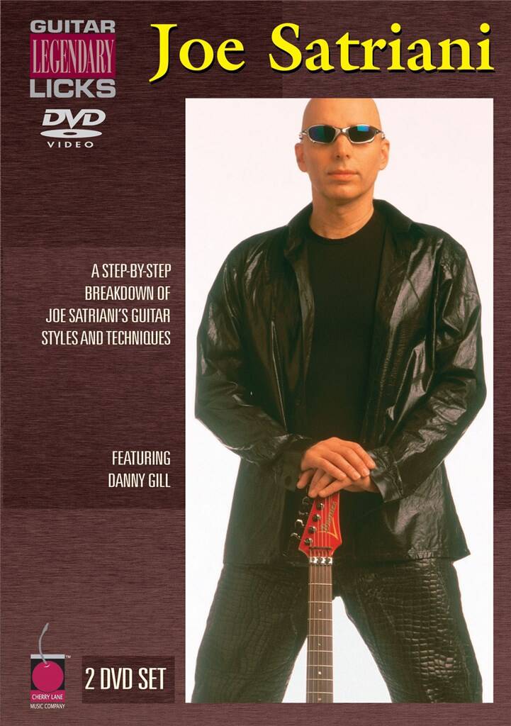 Joe Satriani Legendary Licks 2 Dvds Sheet Music Songbook