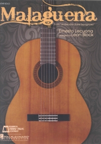 Lecuona Malaguena Block Guitar Sheet Music Songbook