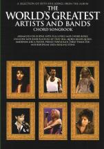 Worlds Greatest Artists & Bands Chord Songbook Sheet Music Songbook