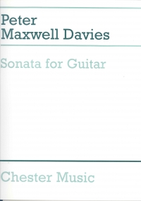 Maxwell Davies Sonata For Guitar Sheet Music Songbook