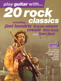 Play Guitar With 20 Rock Classics + Online Sheet Music Songbook
