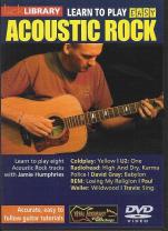 Learn To Play Easy Acoustic Rock 1 Lick Lib Dvd Sheet Music Songbook