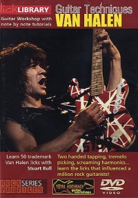 Van Halen Guitar Techniques Lick Library Dvd Sheet Music Songbook