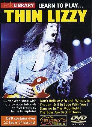 Thin Lizzy Learn To Play Lick Library Dvd Sheet Music Songbook