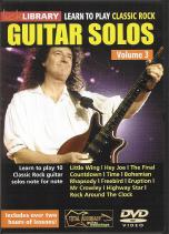 Classic Rock Guitar Solos 3 (ltp) Lick Lib Dvd Sheet Music Songbook