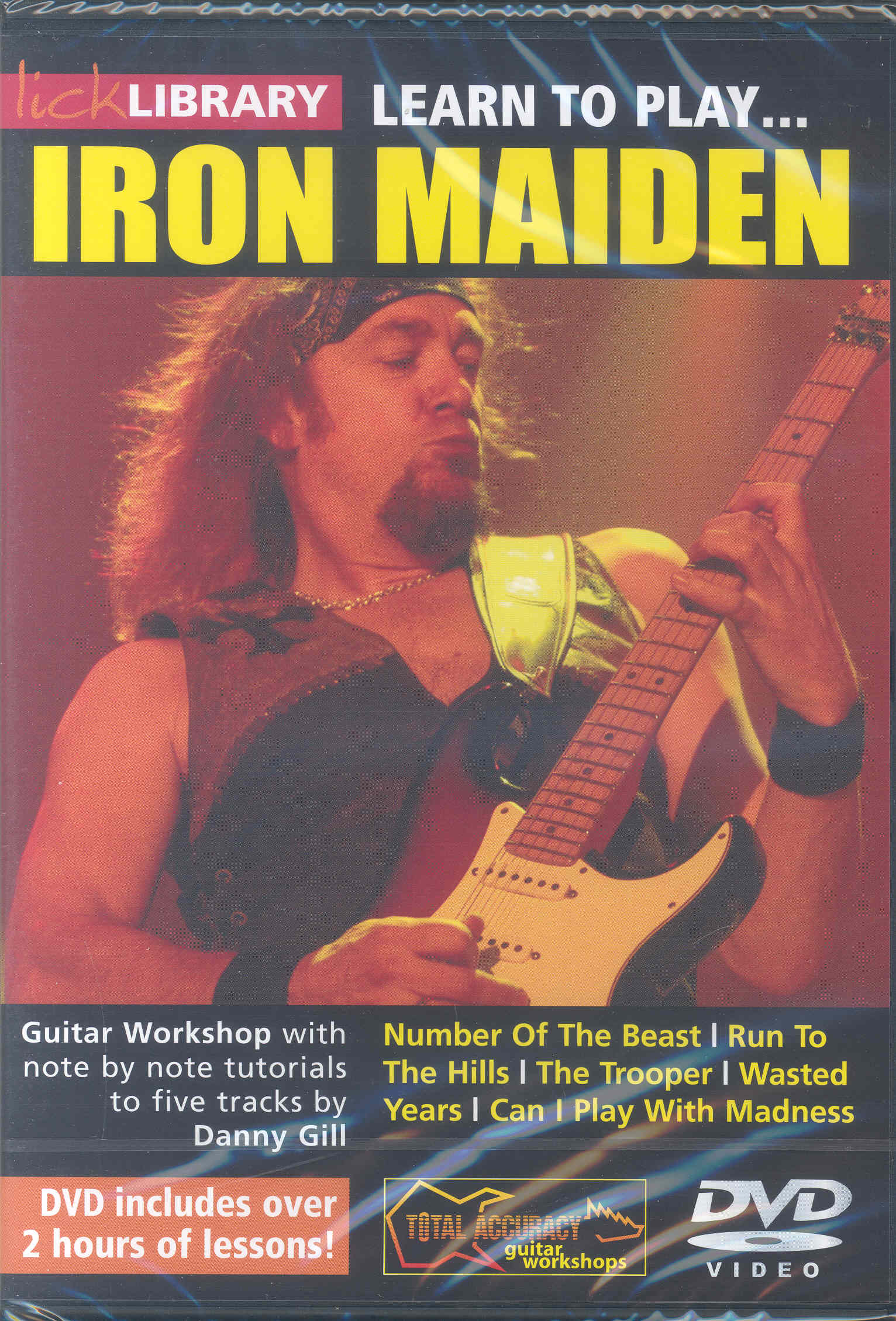 Iron Maiden Learn To Play Lick Library Dvd Sheet Music Songbook