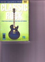 Classic Rock Guitar Signature Licks Dvd Sheet Music Songbook