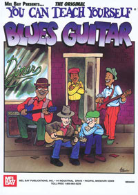 You Can Teach Yourself Blues Guitar Book & Dvd Sheet Music Songbook