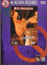 No Reading Required Metal Guitar Licks Dvd Sheet Music Songbook