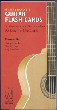 Everybodys Guitar Flash Cards Sheet Music Songbook