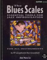 Blues Scales Greenblatt Guitar Version Book & Cd Sheet Music Songbook
