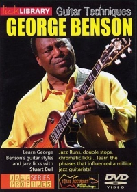 George Benson Guitar Techniques Lick Library Dvd Sheet Music Songbook