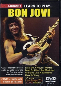 Bon Jovi Learn To Play Lick Library Dvd Sheet Music Songbook