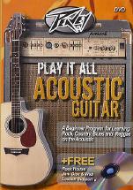 Play It All On Acoustic Guitar Peavey Dvd Sheet Music Songbook