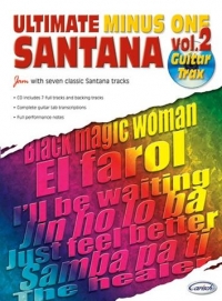 Santana Ultimate Minus One Vol 2 Guitar Tab Bk&cd Sheet Music Songbook