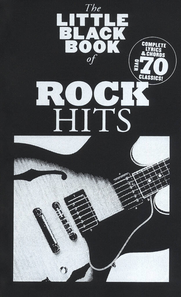 Little Black Book Of Rock Hits Guitar Sheet Music Songbook