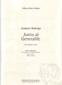 Rodrigo Junto Al Generalife Gb20 Guitar Sheet Music Songbook