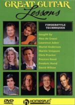 Great Guitar Lessons Fingerstyle Technique Dvd Sheet Music Songbook