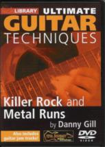 Ultimate Guitar Killer Rock & Metal Runs Dvd Sheet Music Songbook