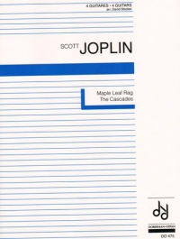 Joplin Maple Leaf Rag & Cascades 4 Guitars Sheet Music Songbook