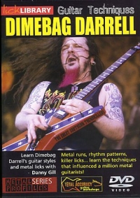 Dimebag Darrell Learn To Play Lick Library Dvd Sheet Music Songbook