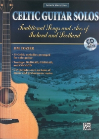 Celtic Guitar Solos Tozier Book & Audio Sheet Music Songbook