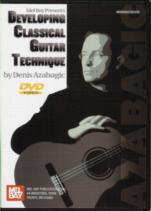 Developing Classical Guitar Technique Azabagic Dvd Sheet Music Songbook