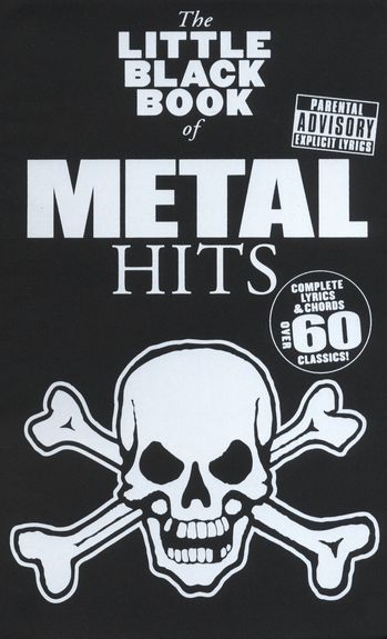Little Black Book Of Metal Hits Guitar Sheet Music Songbook