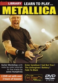 Metallica Learn To Play Lick Library Dvd Sheet Music Songbook