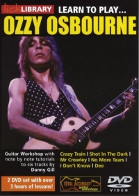 Ozzy Osbourne Learn To Play Lick Library Dvd Sheet Music Songbook