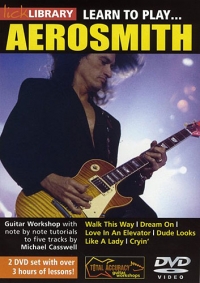 Aerosmith Learn To Play Lick Library Dvd Sheet Music Songbook