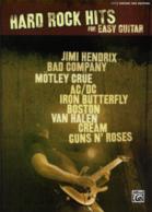 Hard Rock Hits Easy Guitar Tab Sheet Music Songbook
