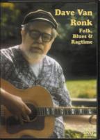 Folk Blues & Ragtime Dave Van Ronk Dvd Sheet Music Songbook