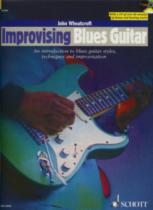 Improvising Blues Guitar Wheatcroft Book & Cd Sheet Music Songbook
