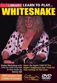 Whitesnake Learn To Play Lick Library Dvd Sheet Music Songbook