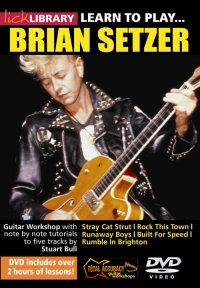 Brian Setzer Learn To Play Lick Library Dvd Sheet Music Songbook