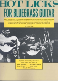 Hot Licks Bluegrass Guitar Star Sheet Music Songbook