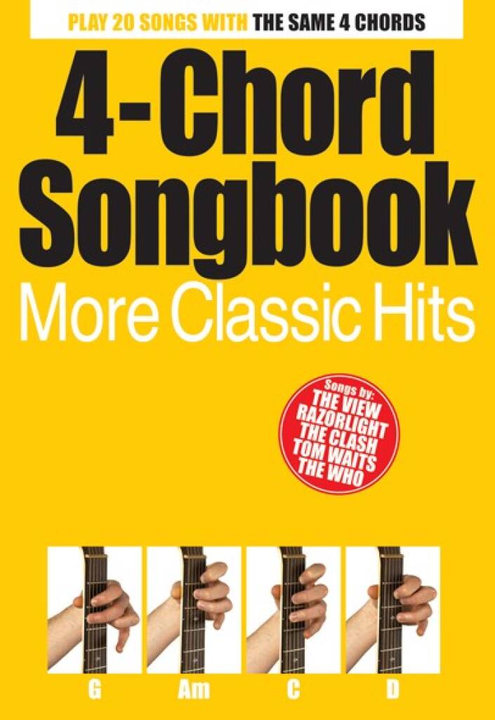 4 Chord Songbook More Classic Hits Guitar Sheet Music Songbook