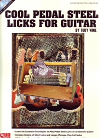 Cool Pedal Steel Licks For Guitar Wine Book & Cd Sheet Music Songbook