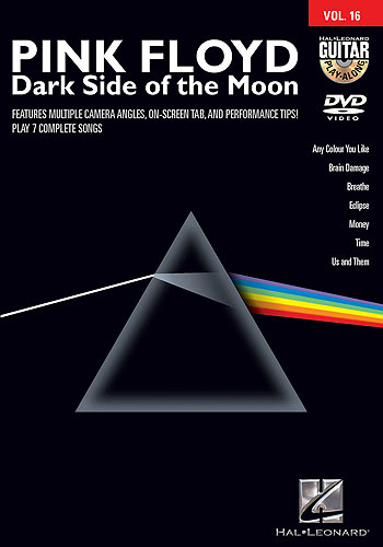 Guitar Play Along Dvd 16 Pink Floyd Dark Side Dvd Sheet Music Songbook