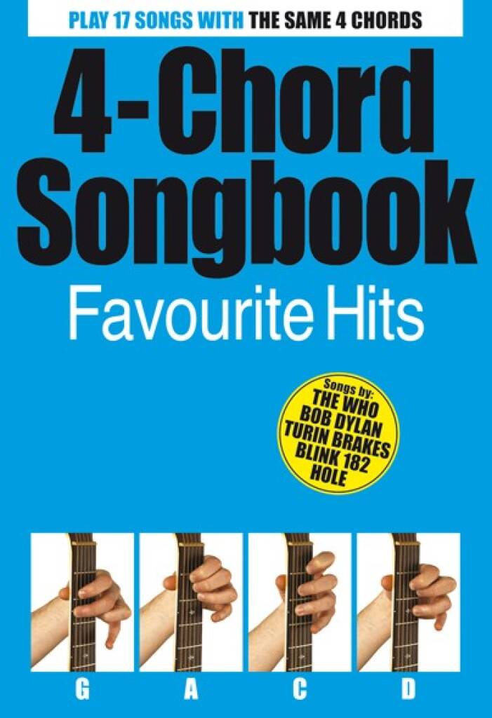 4 Chord Songbook Favourite Hits Guitar Sheet Music Songbook