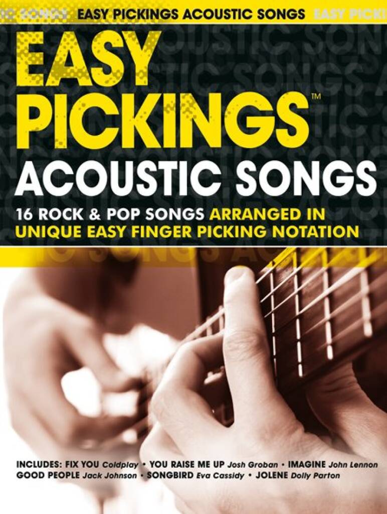 Easy Pickings Acoustic Songs Guitar Sheet Music Songbook