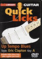 Quick Licks Eric Clapton Up Tempo Blues Dvd Sheet Music Songbook