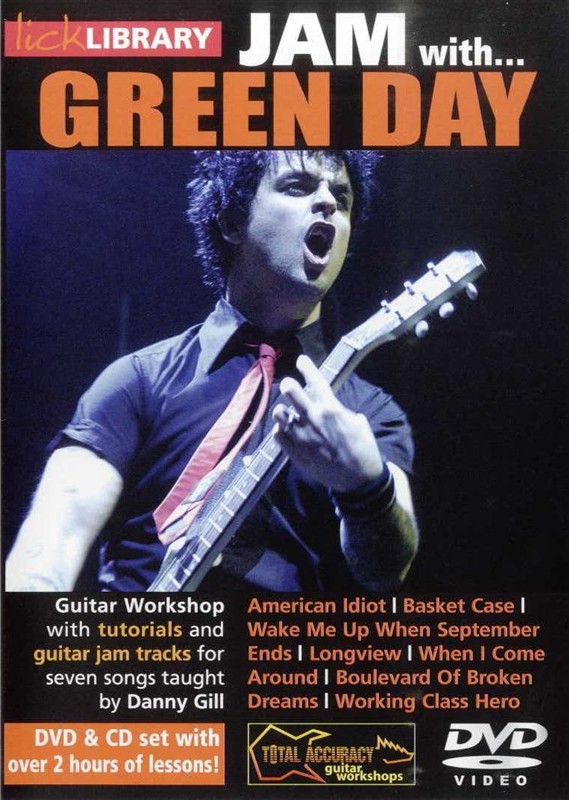 Green Day Jam With Lick Library Dvd Sheet Music Songbook